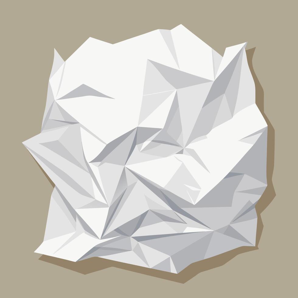 Paper texture background. Crumpled paper texture. Paper type. vector