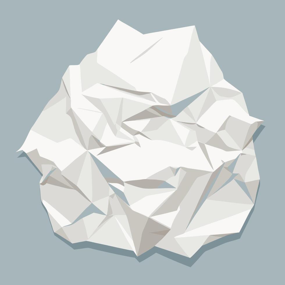 Paper texture background. Crumpled paper texture. Paper type. vector