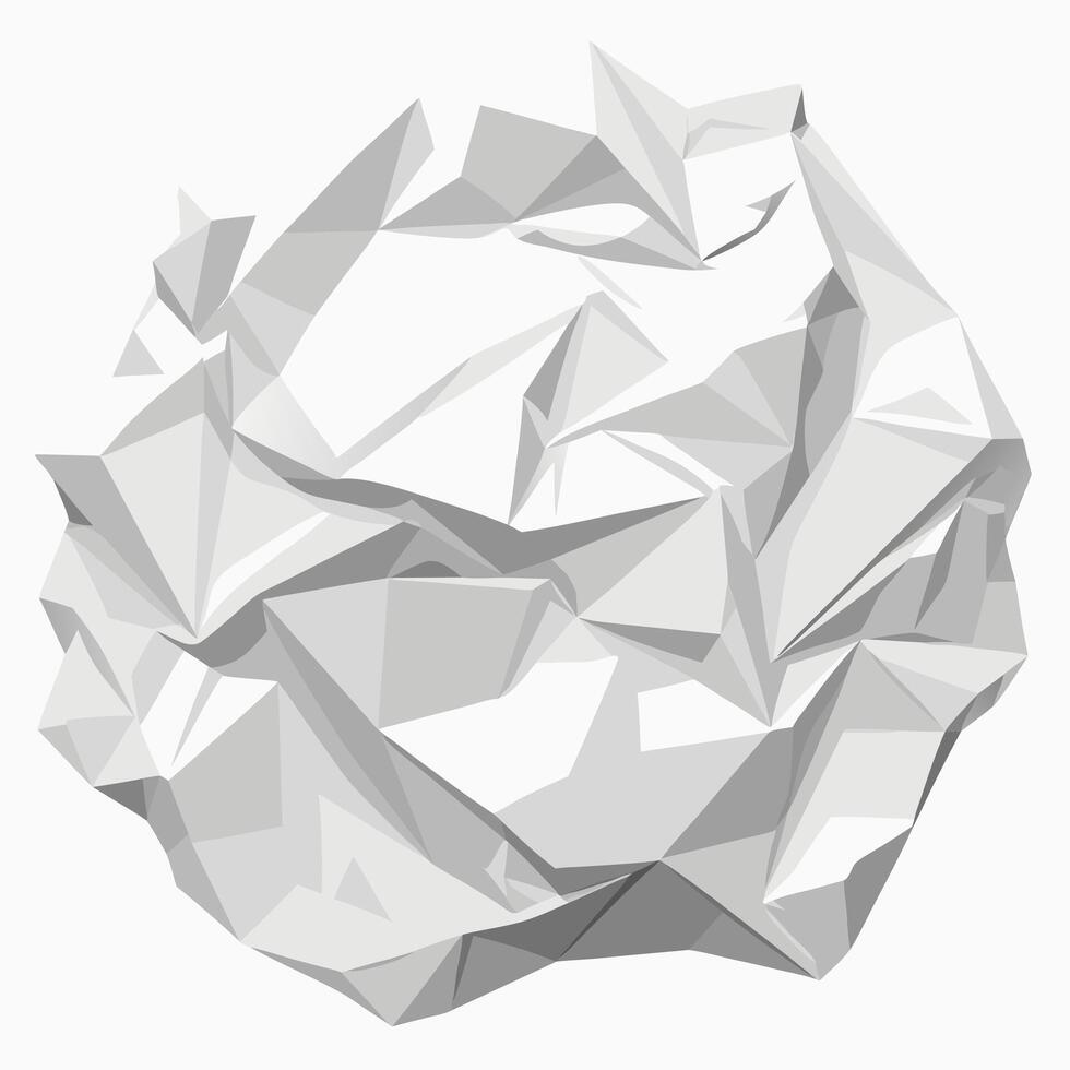 Paper texture background. Crumpled paper texture. Paper type. vector