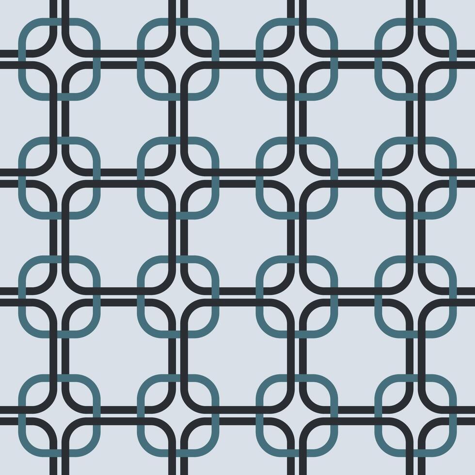 Seamless pattern with geometric shapes. Abstract drawing in the form of squares and lines. vector