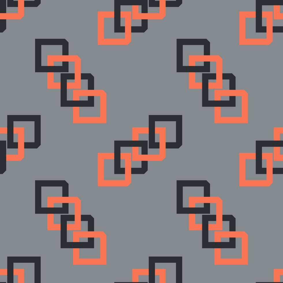 Seamless pattern with geometric shapes. Abstract drawing in the form of squares. vector