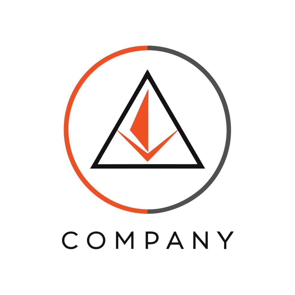 Creative and Elegant Abstract Minimalistic Logo Design for any Brand, Company vector
