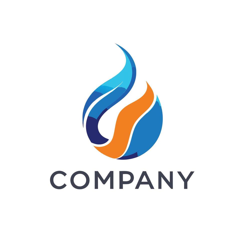 Creative and Elegant Abstract Minimalistic Logo Design for any Brand, Company vector