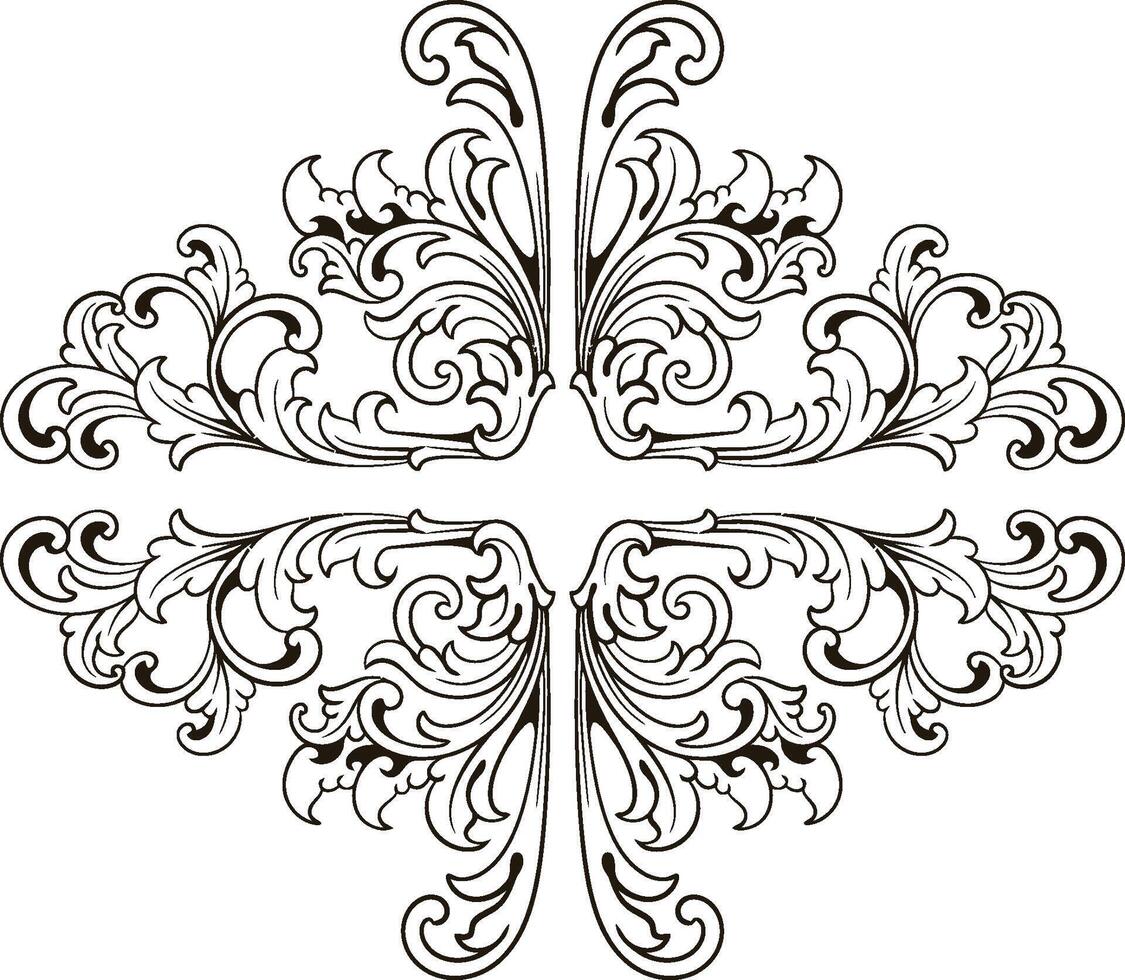 Floral Ornament Element vector