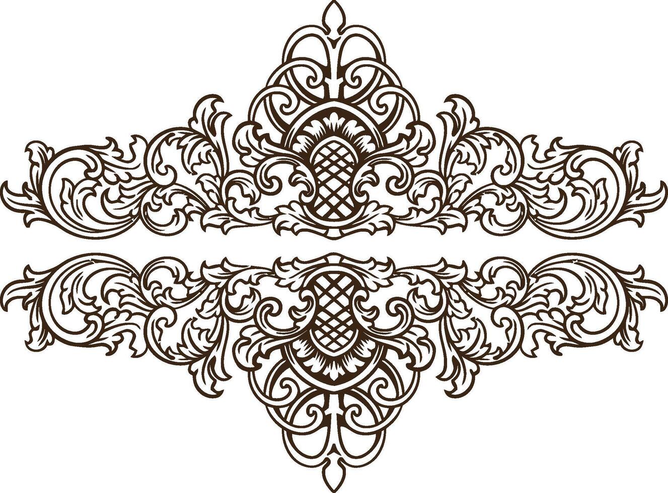 Floral Ornament Element vector