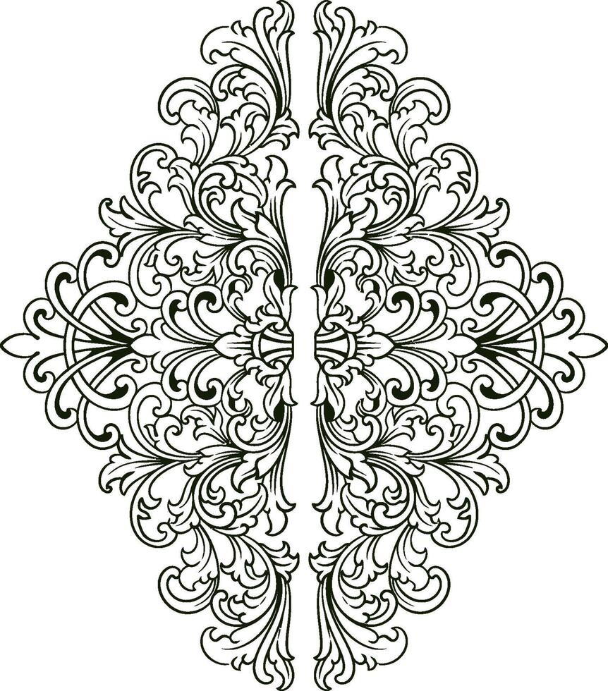 Floral Ornament Element vector