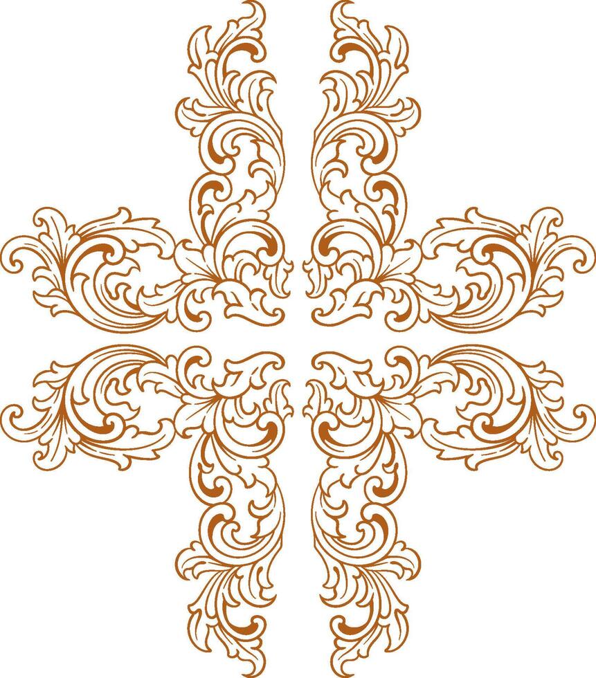 Floral Ornament Element vector
