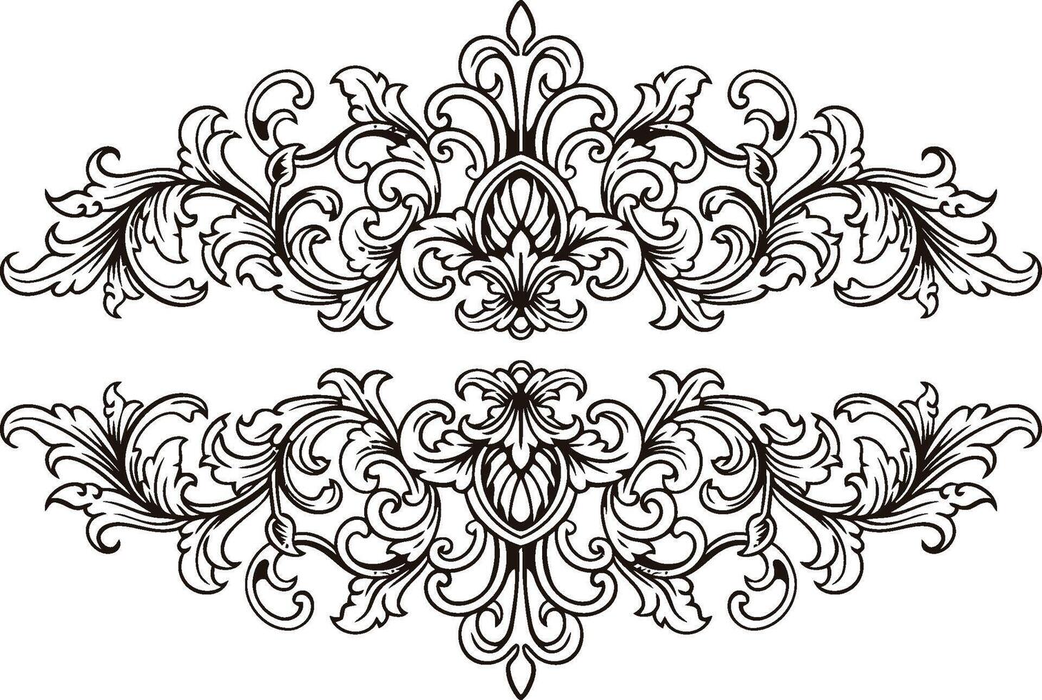 Floral Ornament Element vector