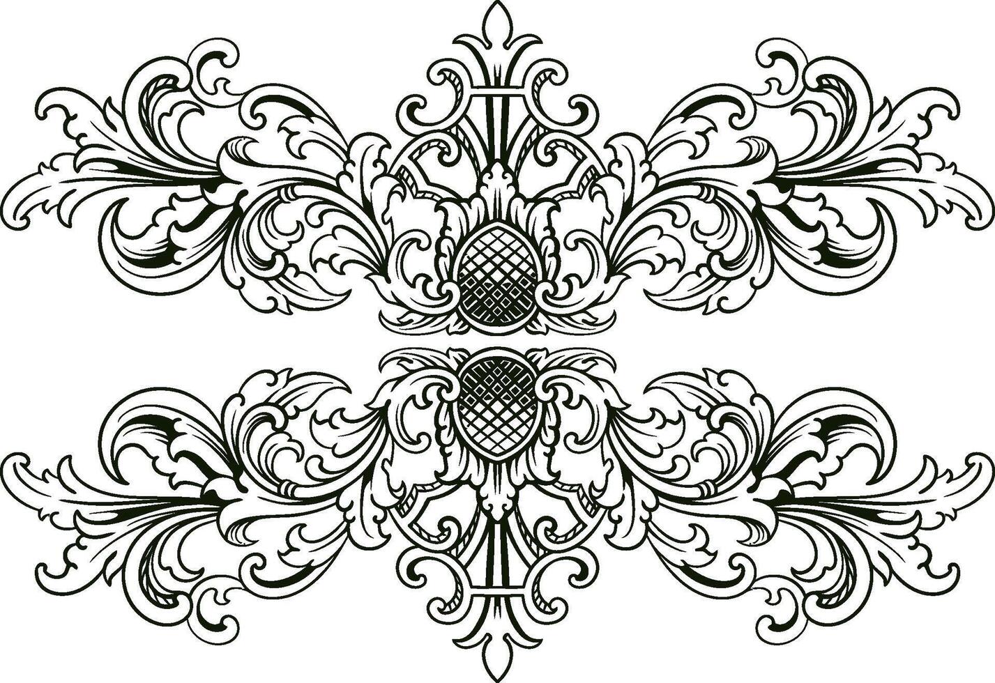 Floral Ornament Element vector