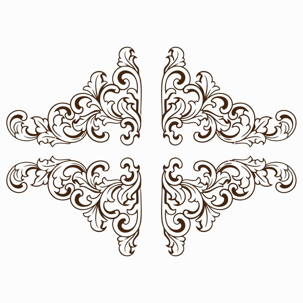 Floral Ornament Element vector