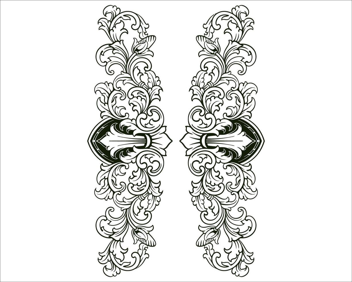 Floral Ornament Element vector