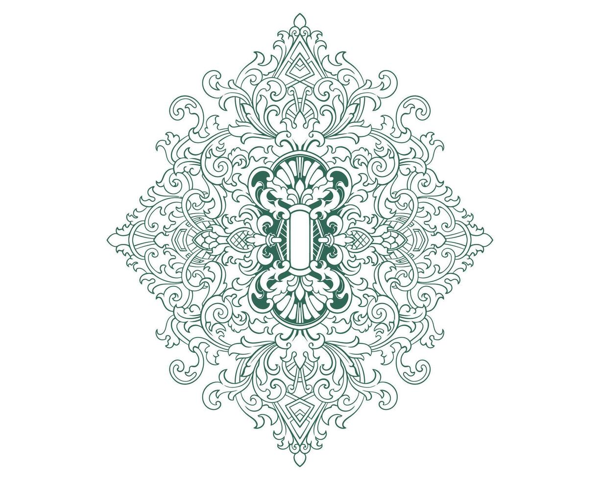 Floral Ornament Element vector