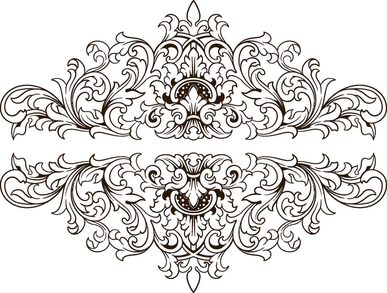 Floral Ornament Element vector