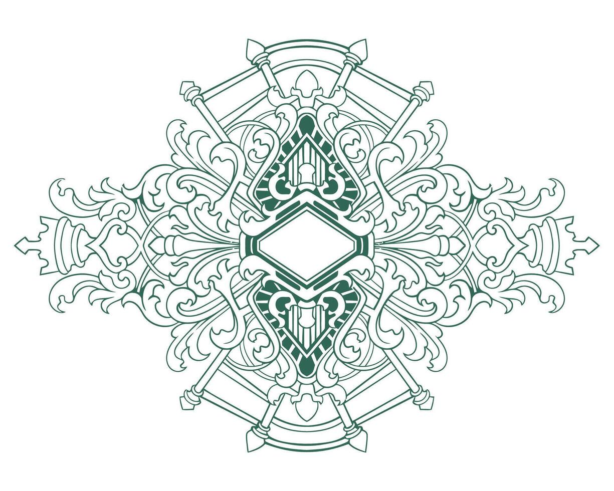 Floral Ornament Element vector