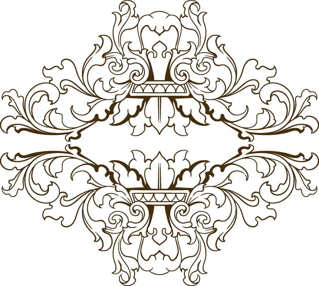 Floral Ornament Element vector