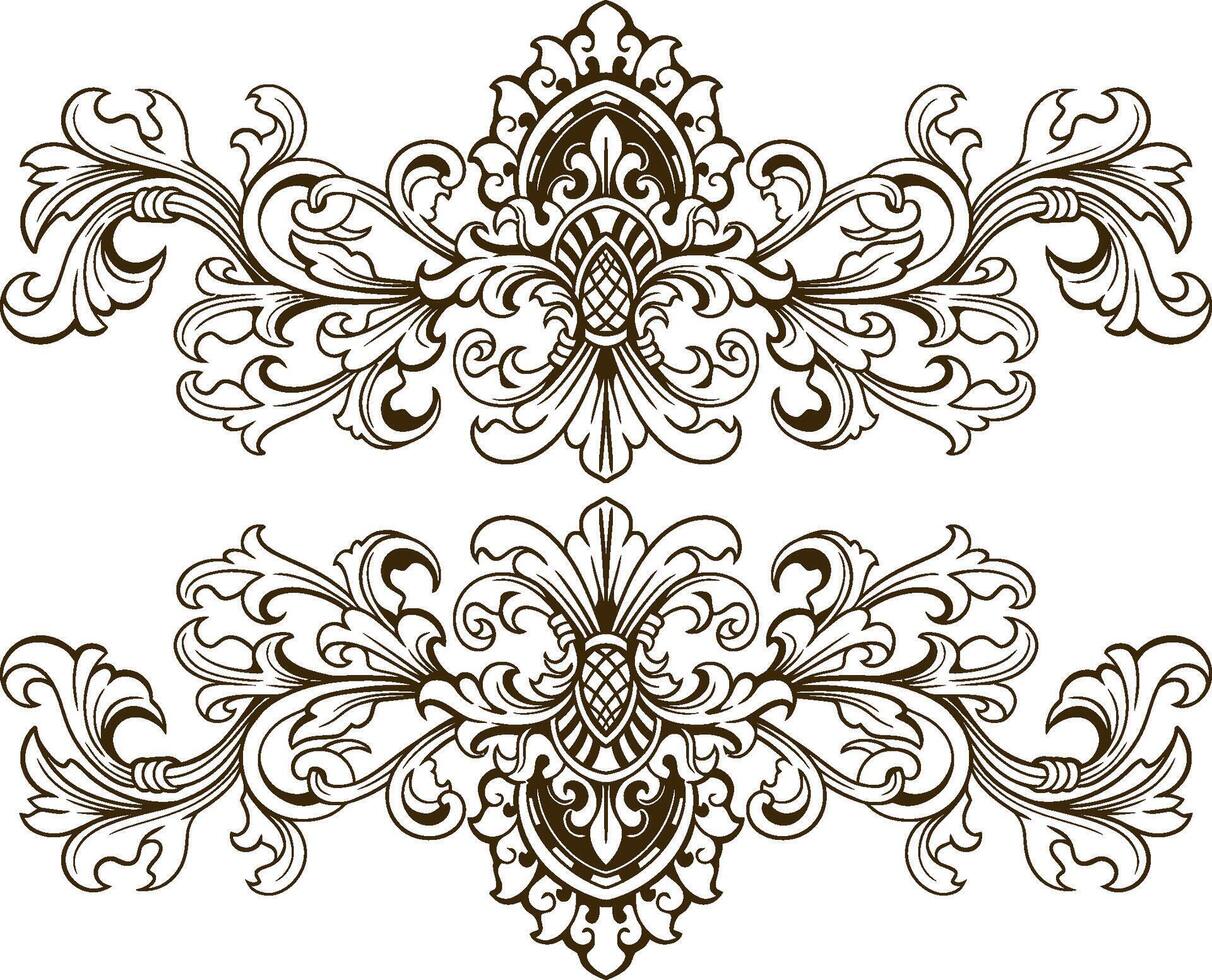 Floral Ornament Element vector