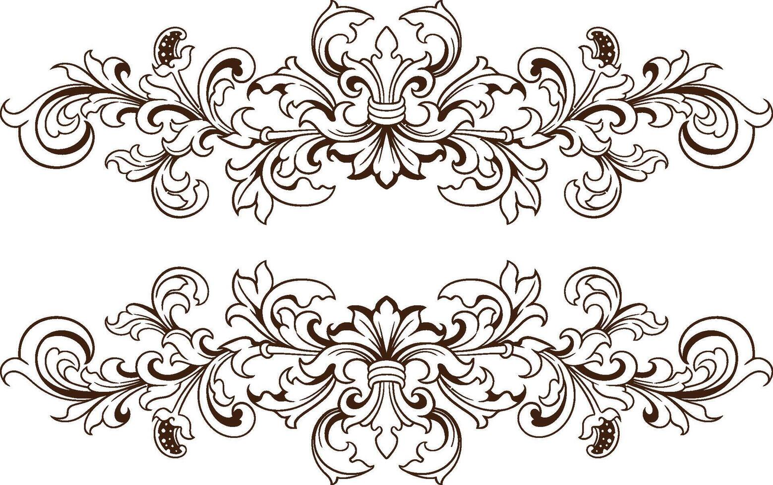 Floral Ornament Element vector
