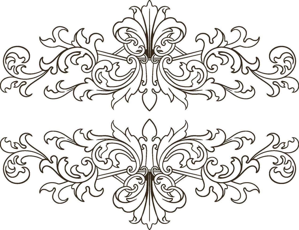Floral Ornament Element vector