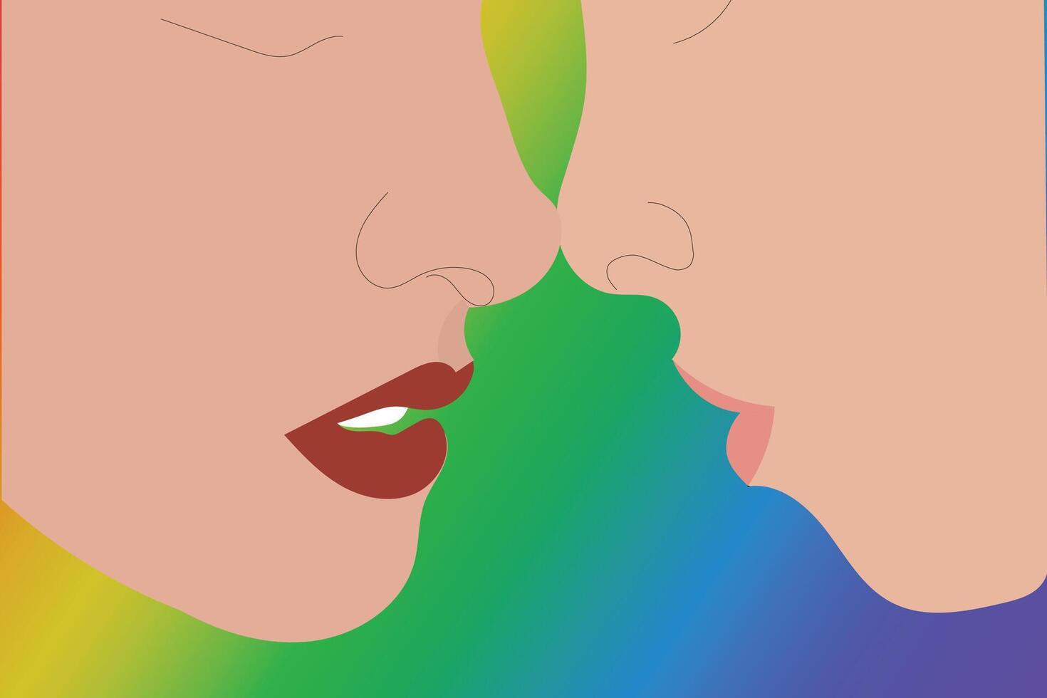 Love is love, LGBT vector