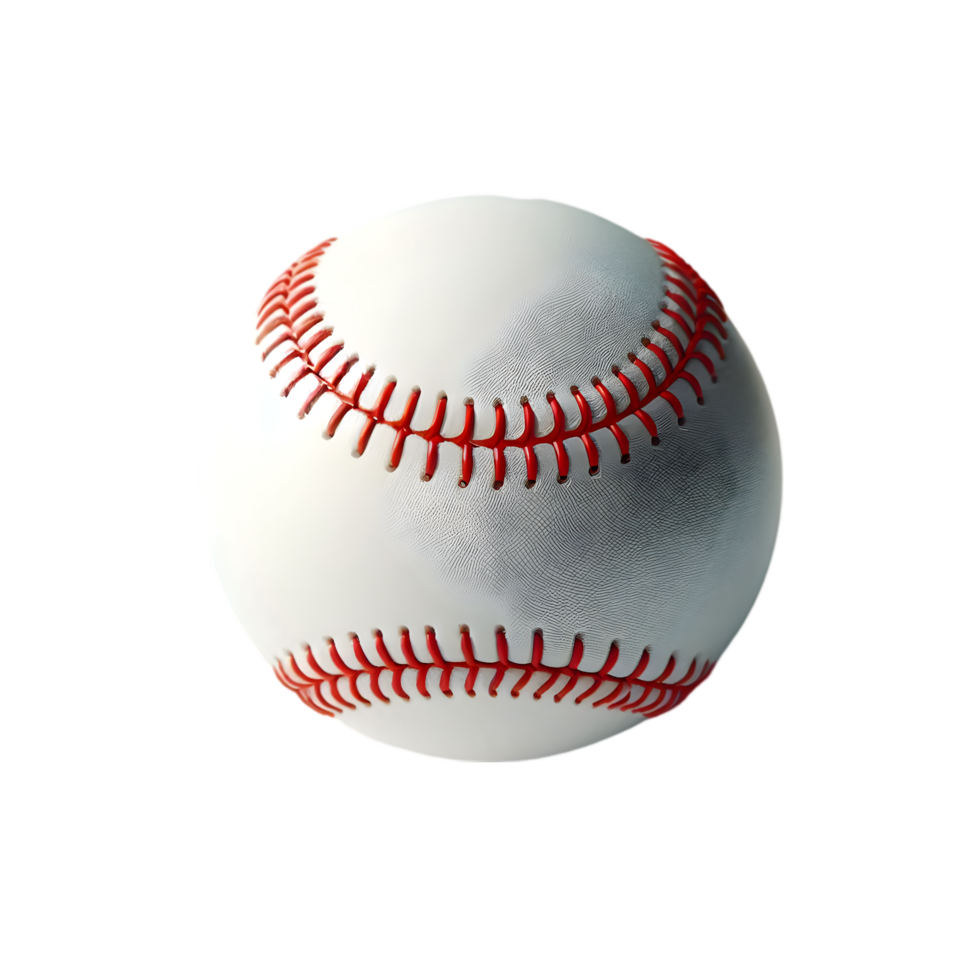 Baseball ball on transparent background png