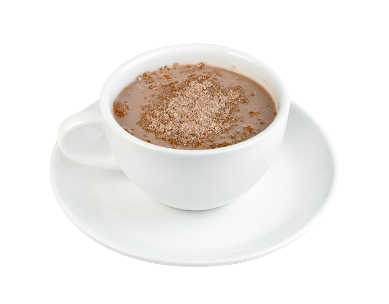 hot chocolate with coffee cup isolated png