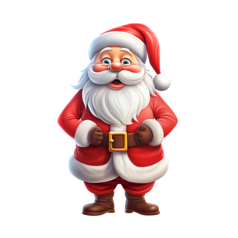 Generated Ai Beautiful Santa Claus png