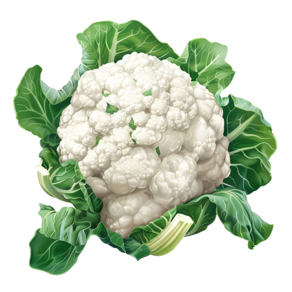 Generated Ai Fresh Cauliflower png