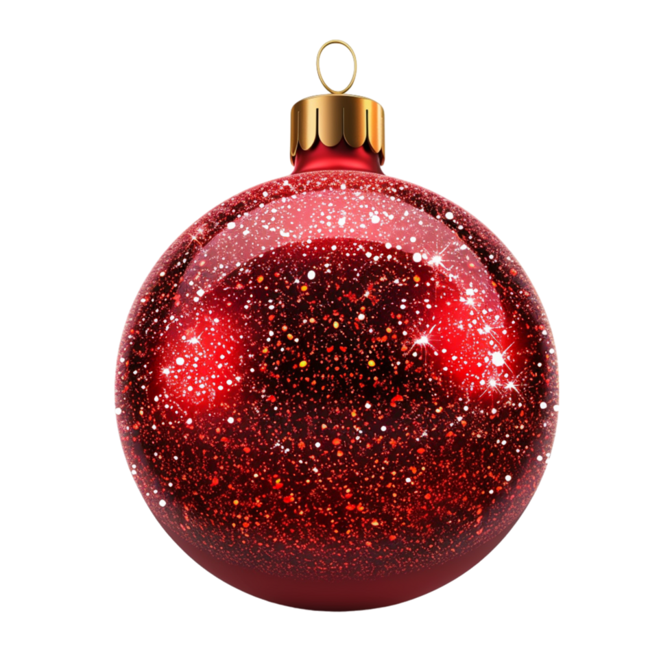 Generated Ai Christmas Ball Decoration png