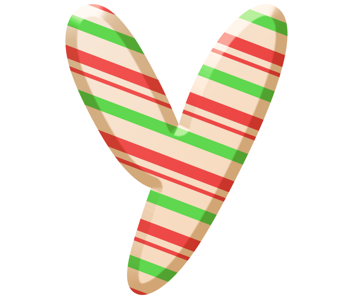 Candy Alphabet Uppercase Letter Y png