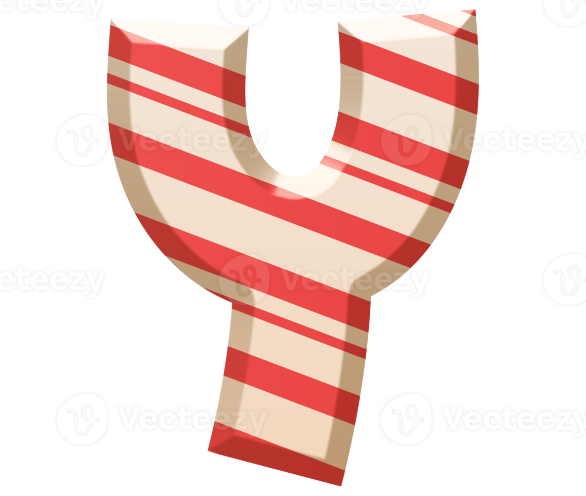 Candy Alphabet Uppercase Letter Y png