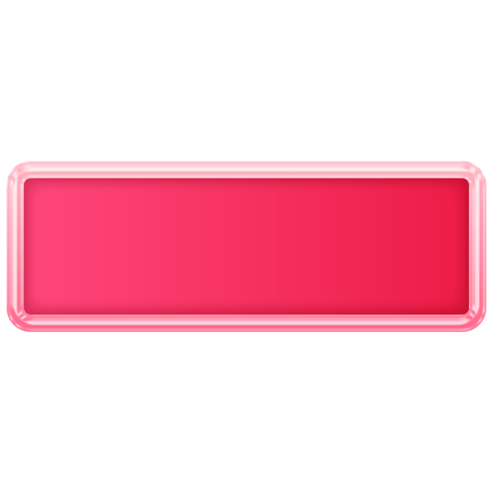 Pink Button. Empty Web Button. Modern Trendy Button png
