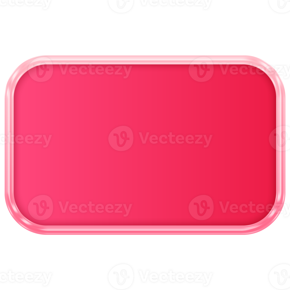 Pink Button. Empty Web Button. Modern Trendy Button png