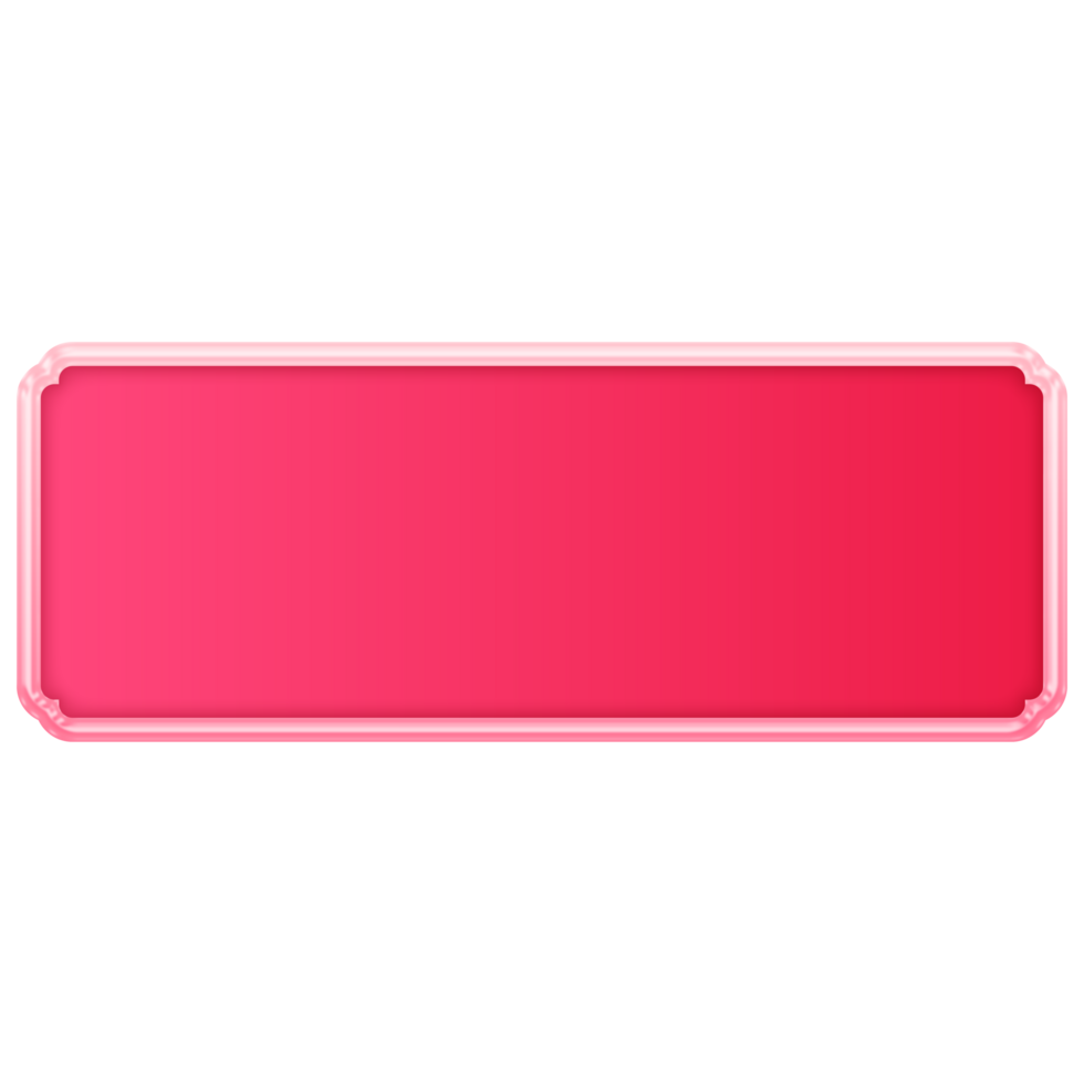 Pink Button. Empty Web Button. Modern Trendy Button png