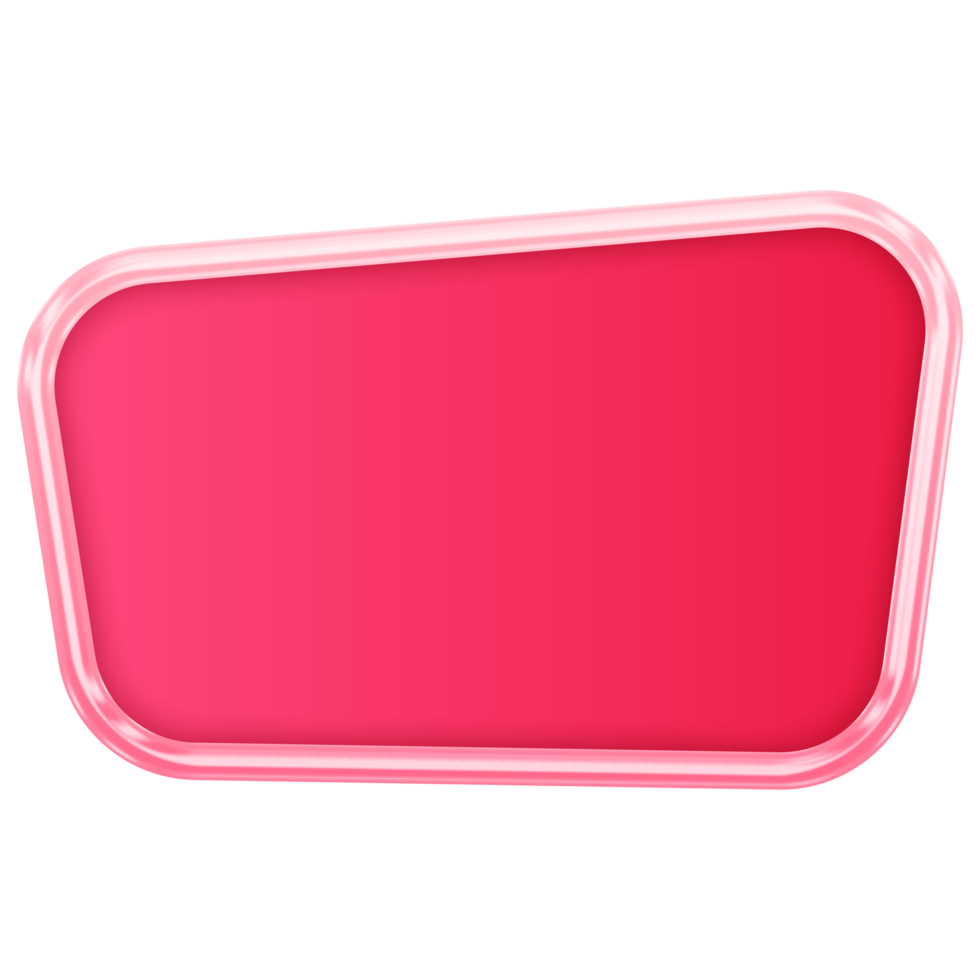 Pink Button. Empty Web Button. Modern Trendy Button png
