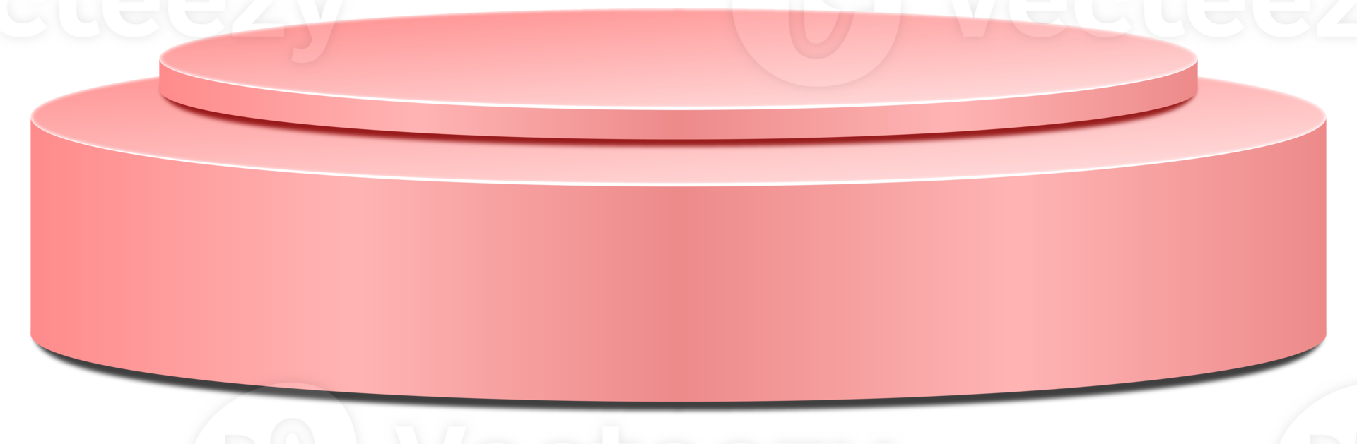 3D Pink Podium png