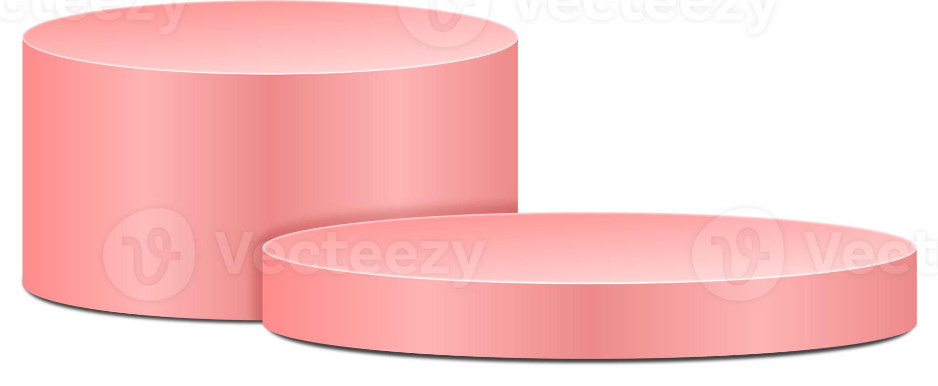 3D Pink Podium png