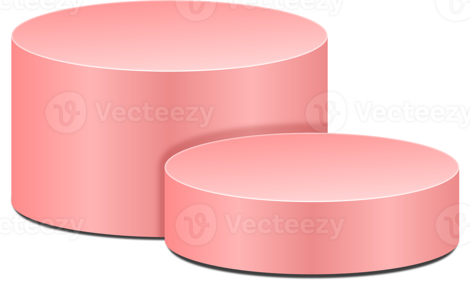 3D Pink Podium png
