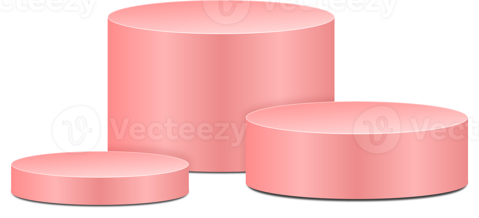 3D Pink Podium png