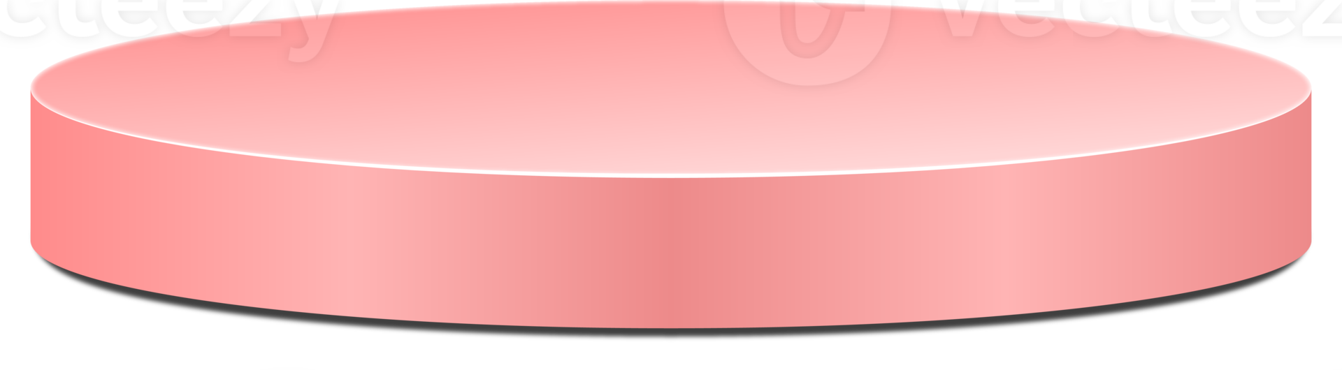 3D Pink Podium png