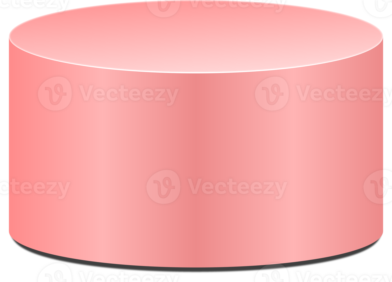 3D Pink Podium png