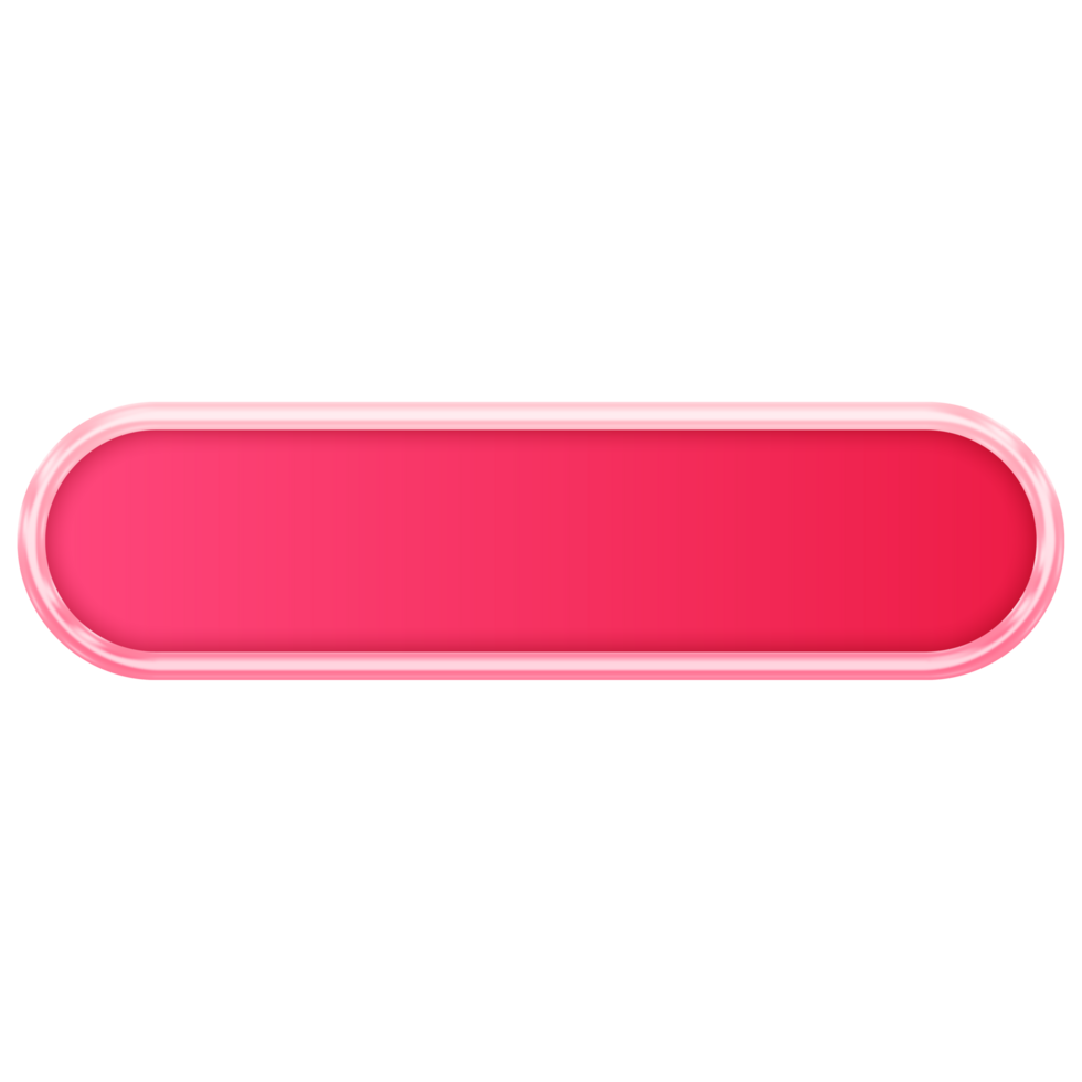 Pink Button. Empty Web Button. Modern Trendy Button png