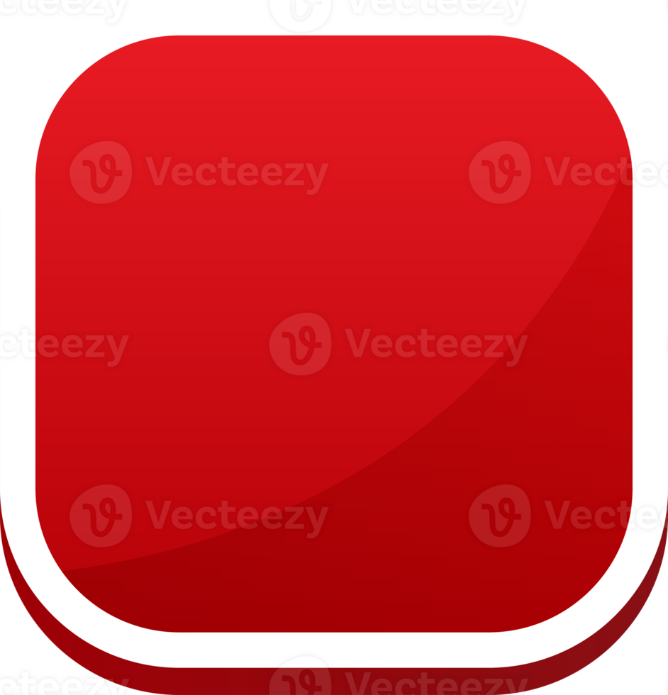 Red Button. Modern Red Button png