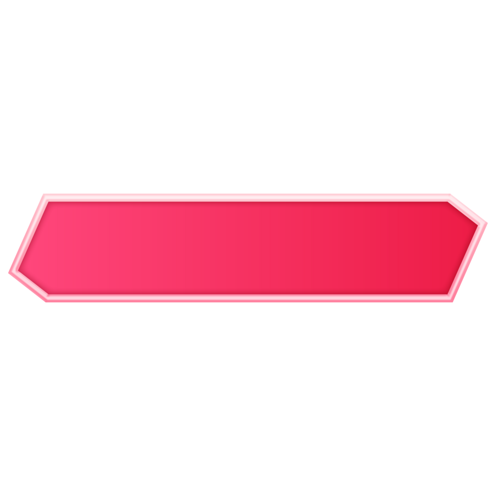 Pink Button. Empty Web Button. Modern Trendy Button png