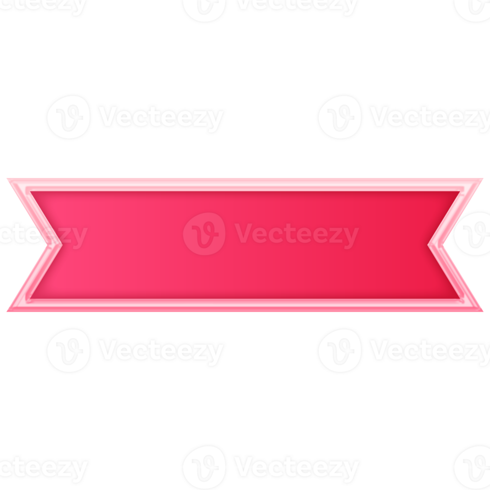 Pink Button. Empty Web Button. Modern Trendy Button png