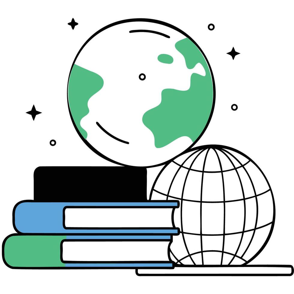 international literacy day illustration vector