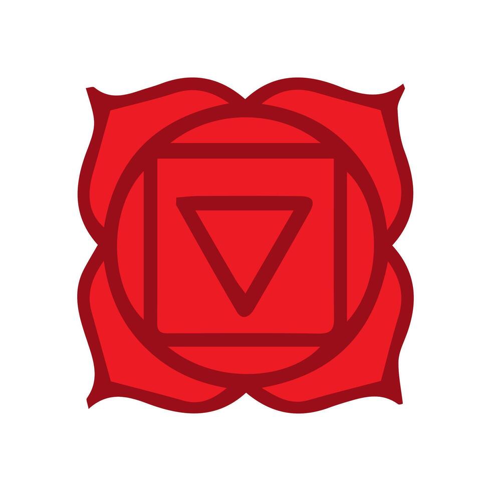 Root Chakra Icon vector