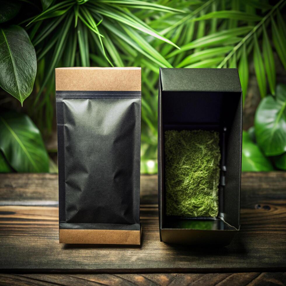 Realistic Packaging Mockup Photo for Branding and Design Presentations