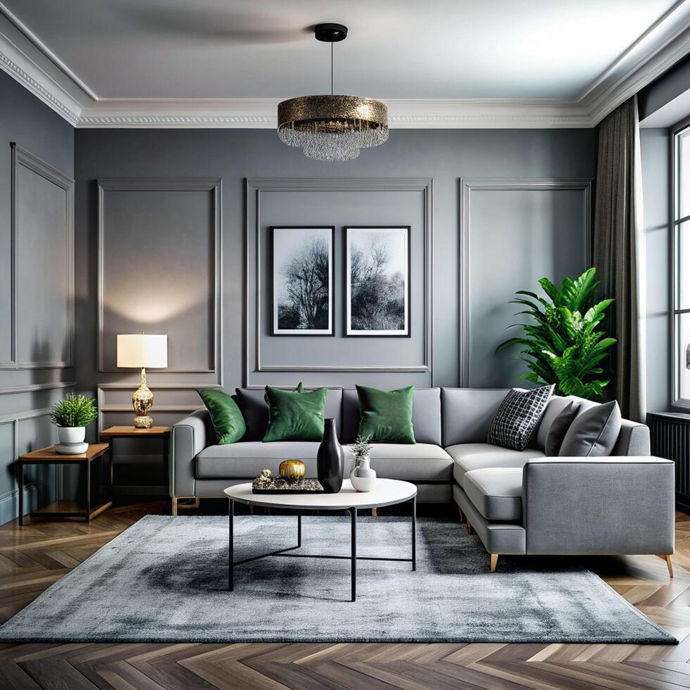 Exquisite Luxury Interior Design Opulent Elegance Captured in Stunning Photography photo