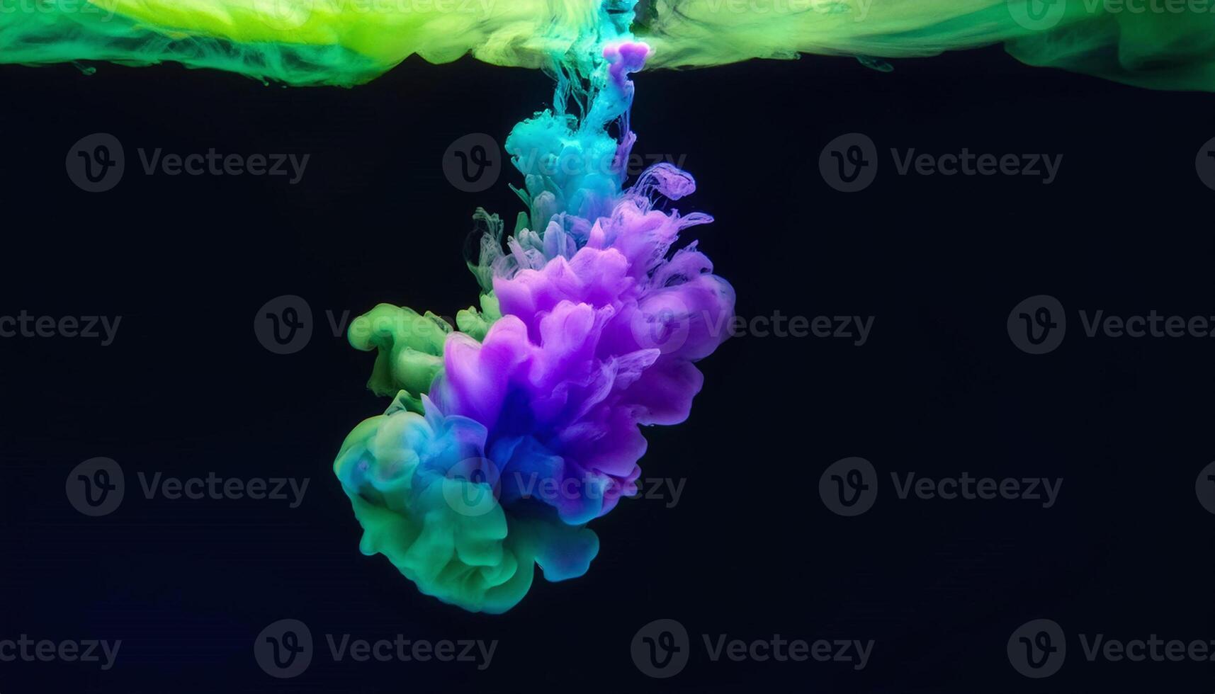 abstract ink flow in water wallpaper photo