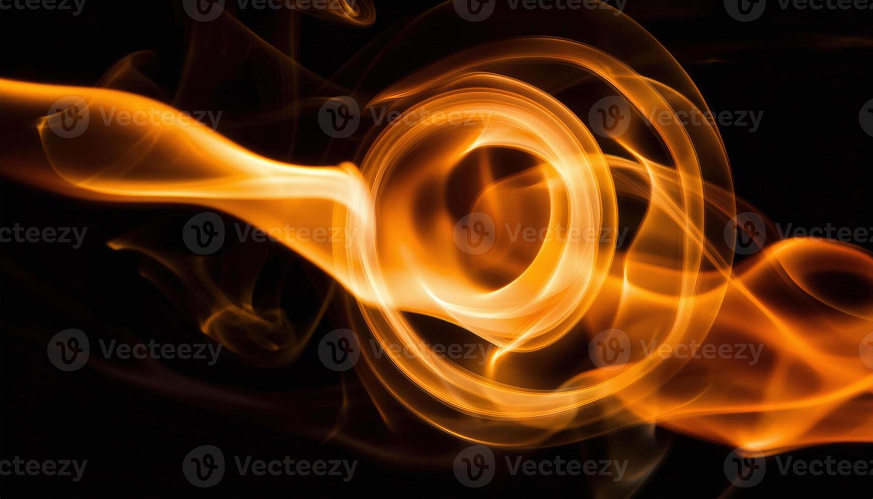 a close up of a burning ring of fire photo